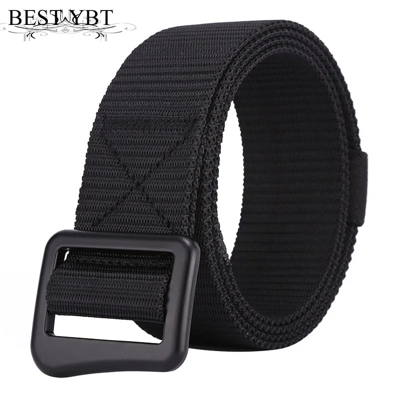 

Лучший YBT мужской ремень, новинка, предотвращает аллергию, плетение, нейлон, сплав, кольцо, пряжка, мужской ремень, Повседневный, Спортивный, ...