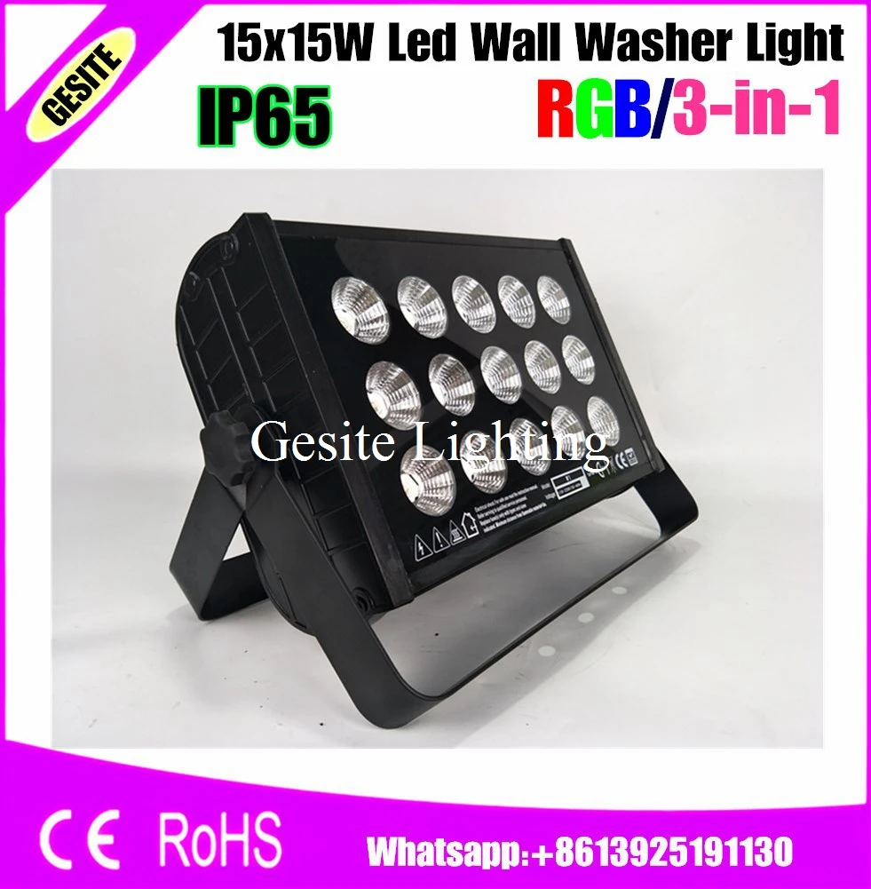 Сцсветильник 15x15 Вт rgb светодиодсветодиодный городское освещение DMX
