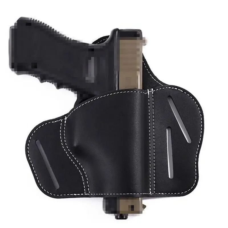 Новинка тактическая кожаная кобура для пистолета правой руки Военная охоты Glock Sig