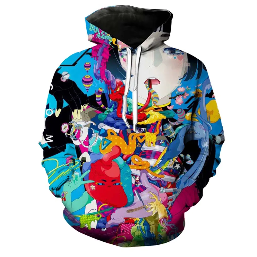 Hot Sale Sweatshirts Mens Brand Hoodies Men Joker Printing Hip Hop Hoodie Male Casual Tracksuits Size S-5XL Wholesale and Retail | Мужская