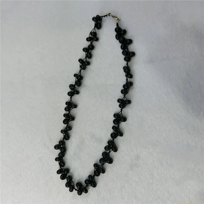 Blue Sandstone 3 шт./партия натуральный кварцевый камень синий Crazy Agates ручной цветной эльф чокер крутящий момент энергетическое лечение бисером ожерелье воротник бесплатно - Окраска металла: Blue Sandstone