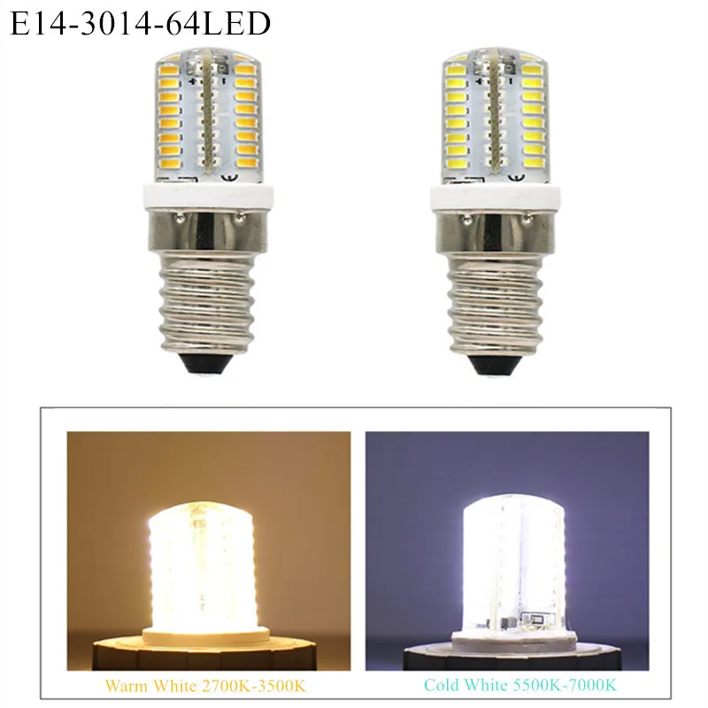 30 шт. силиконовые светодиодные лампы G9 E14 6 Вт 9 SMD3014 64 104