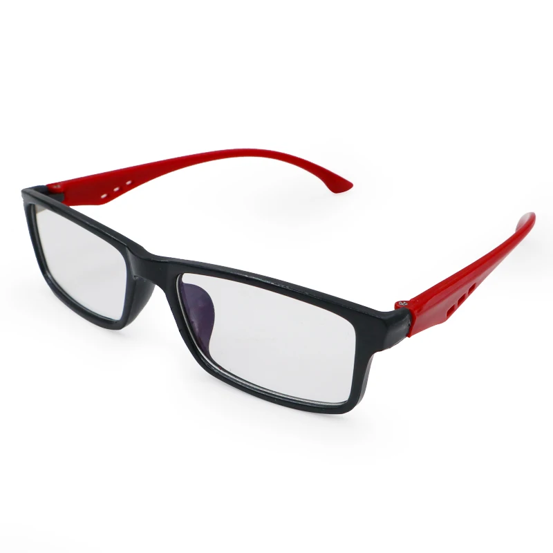 Красный Очки с защитой от синих лучей, синий светильник, защита от радиации, очки для мужчин и женщин, компьютерные очки с защитой от ультрафиолета, UV400, плоские зеркальные очки - Цвет оправы: Красный