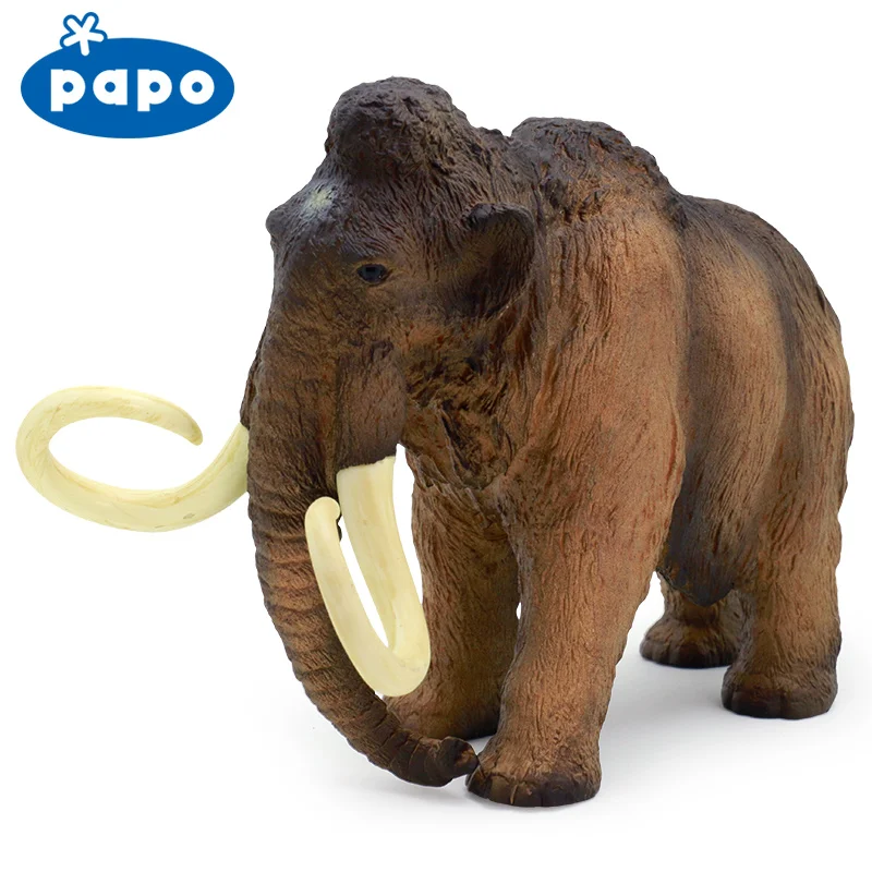 Papo дикие животные планеты модель мамонта ручная работа животное модель|animal model|wild