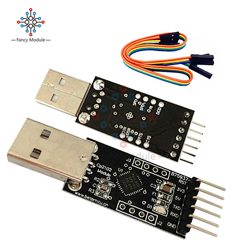CP2102 USB 2 0 к TTL UART модуль для Arduino 6Pin последовательный преобразователь STC Замена FT232