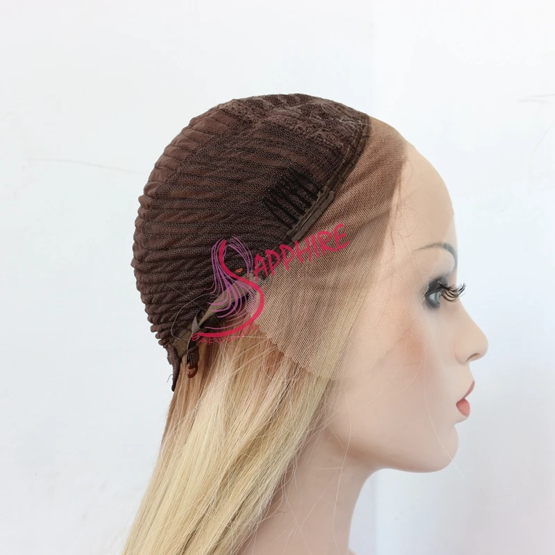 Синтетический парик фронта шнурка для женщин подарок 1b ломбер коричневый цвет