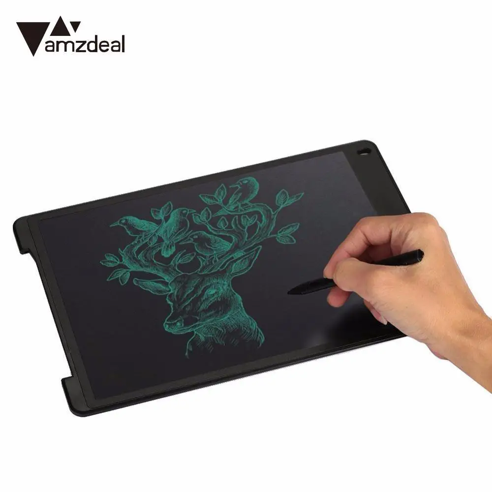 Amzdeal 12 ''ЖК дисплей записи Планшеты цифровой рисунок grafic почерк дети Чертёжные