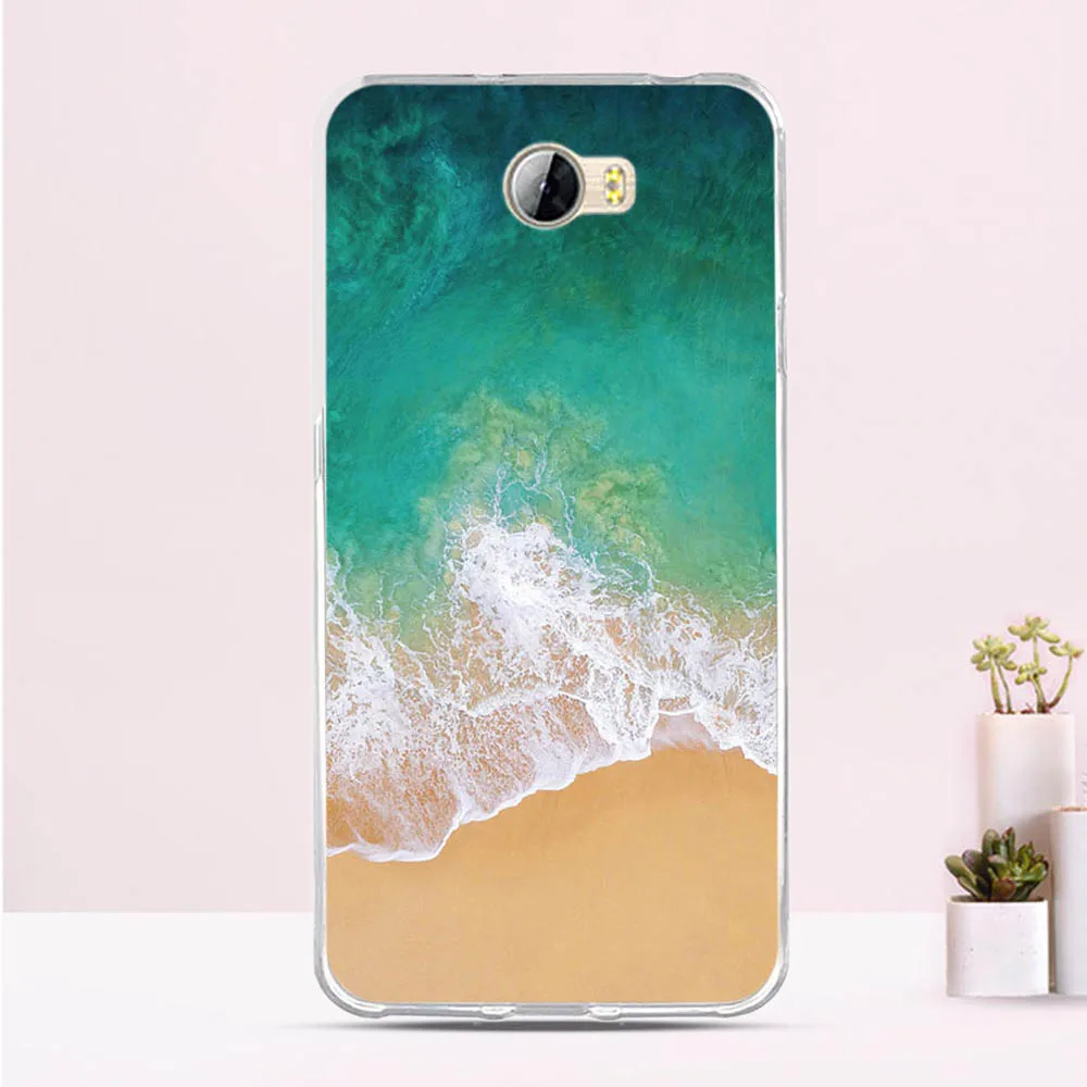Силиконовый чехол для huawei Y5 II Y5II Y52 мягкий из ТПУ чехлы Honor 5 / Play Fundas | Мобильные
