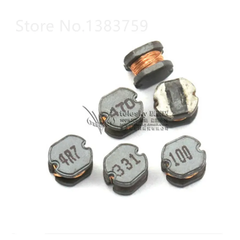 100pcs CD54 2.2/3.3/4.76.8/10/15/22/33/47/56/68/100/150/220/330/470/560/680UH SMD power inductor 5*5*4MM | Обустройство дома