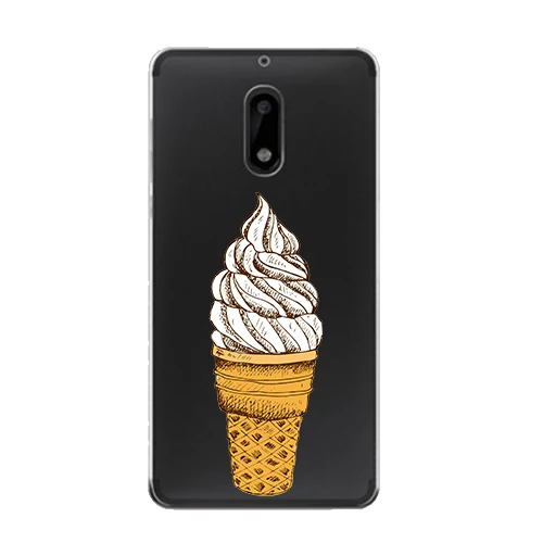 Мягкий прозрачный чехол из ТПУ для nokia 3 5 6 8 с Минни милым Микки фруктовым животным
