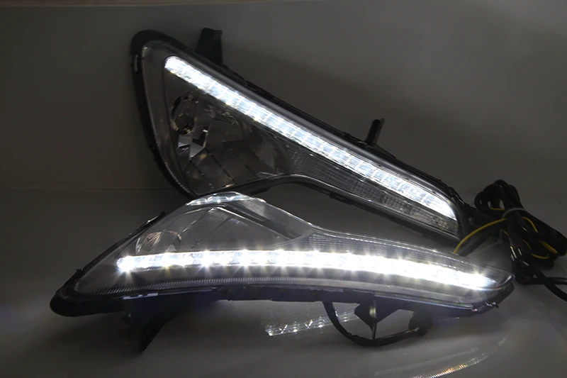 Автомобильные мигающие DRL 2 шт. для Kia Sportage 2010 2011 2012 2013 2014 дневные ходовые огни SPORTAGE