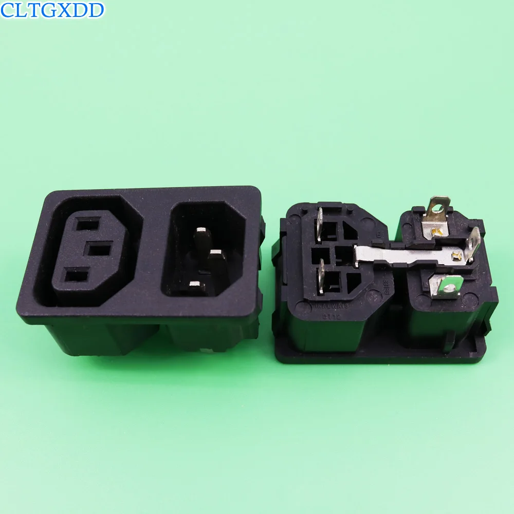 Cltgxdd Черный CE Rohs 250v 10a abs Материал медный переменный ток выход IEC320 C13 C14