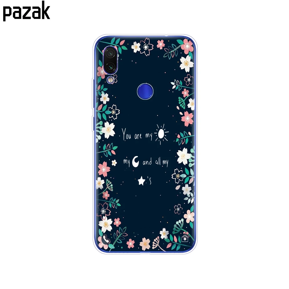 34260 Чехол для Xiaomi Mi Play, силиконовый чехол на заднюю панель MiPlay, чехол с котом для Xiaomi Mi Play, чехлы для телефонов, милый цветок, модный, прозрачный - Цвет: 34260