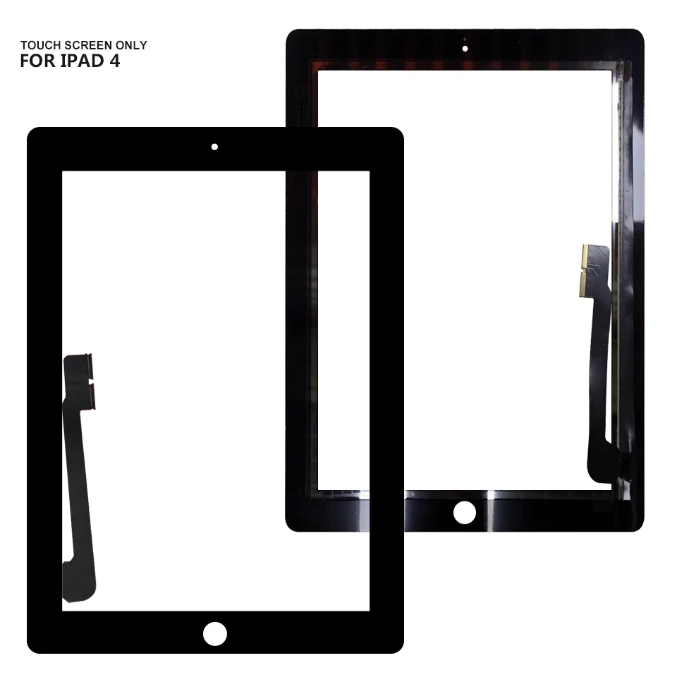 100% тест для iPad 3 4 A1458 A1459 A1460 сенсорный экран дигитайзер стеклянная панель +
