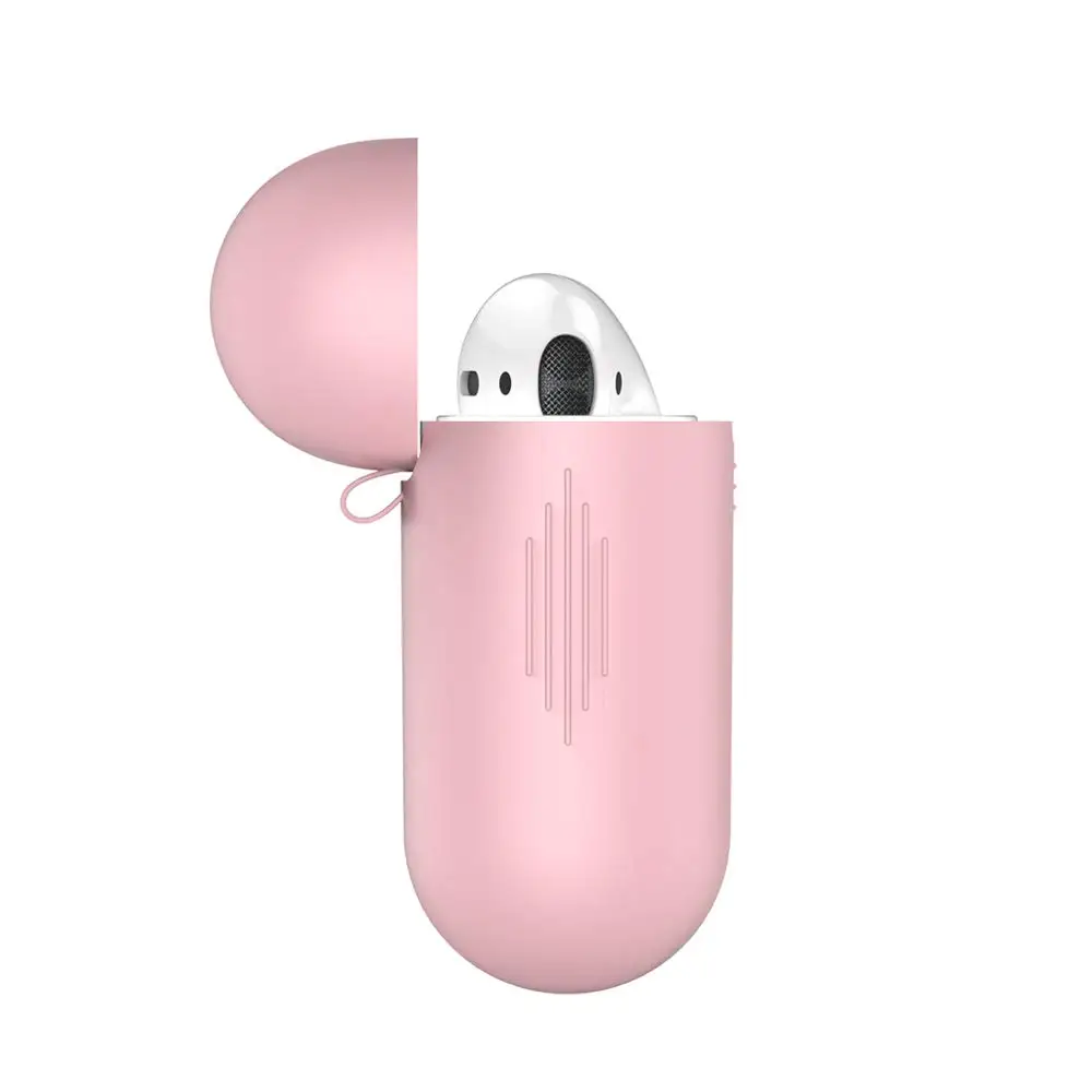 Чехол для AirPods защитный силиконовый чехол и кожа Совместимость с Apple Airpods 1 & 2