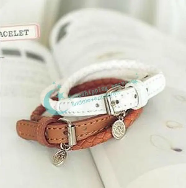 Free Shipping Beautiful fashion belt bracelet jewelry knitting spent leather buckle Hot Drop Wholesale | Украшения и аксессуары