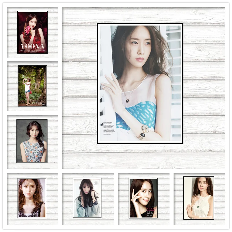 Yoona SNSD девушки поколения Kpop Южная Корея музыкальная девушка белая с покрытием