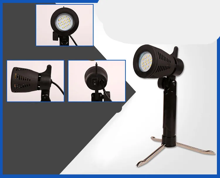 Светодиодная лампа Taobao для фотосъемки с теплым белым светом небольшая комнатная