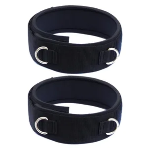 2 шт., с мягкой защитой, фитнес-браслет, на лямках, для ног, бедра, манжеты, Agillity Speed Jumping Training Body Building Workout Gym Equipment