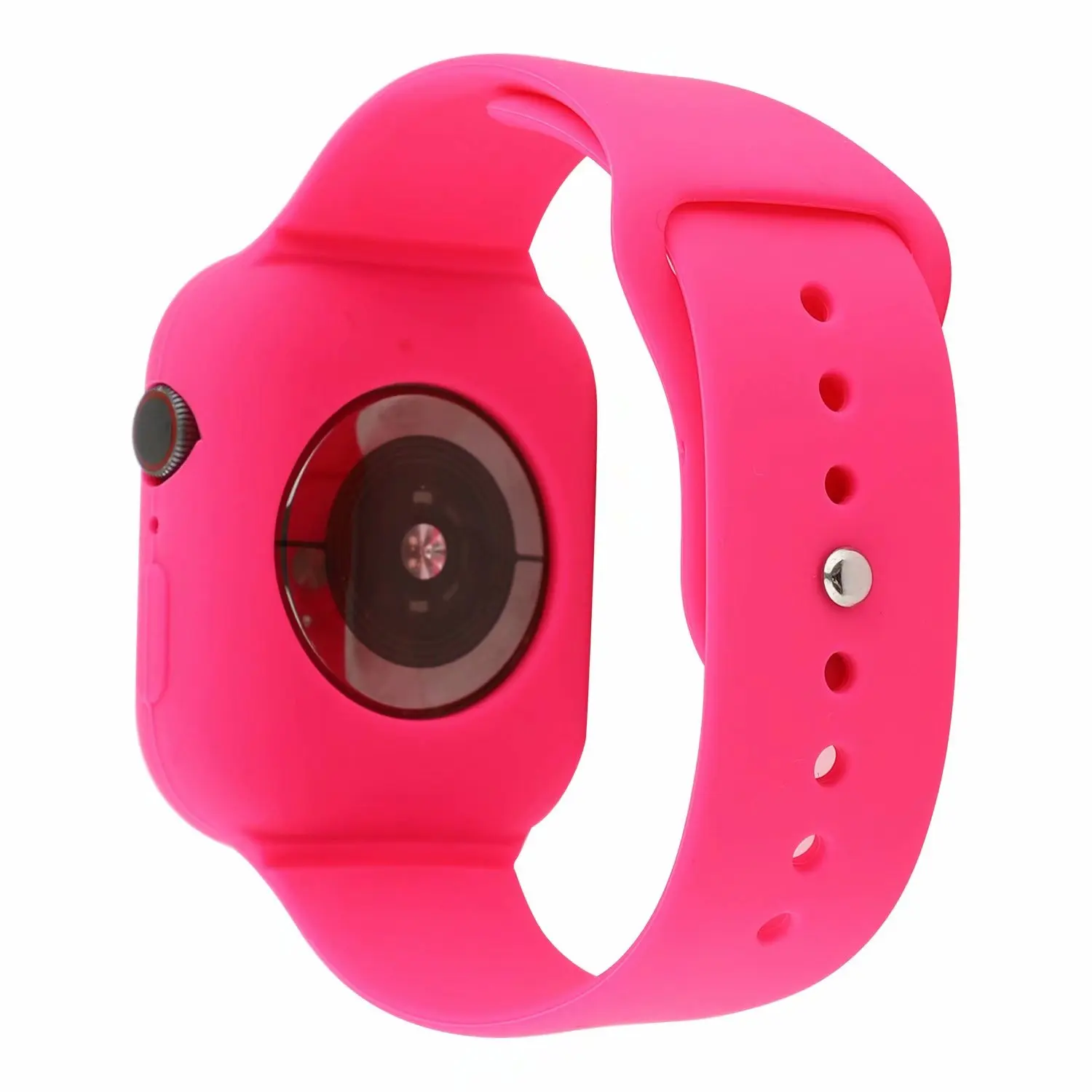 Силиконовый браслет ремешок и ударопрочный чехол для apple watch 4 44/40 мм спортивный ремешок защитный бампер для наручных часов iwatch серии, версия 1, 2, 3, ремешок 42/38 мм