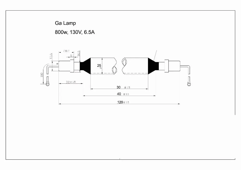 Лампа 800 Вт Ga 120 мм|lamp|lamp lamplamp 12 |