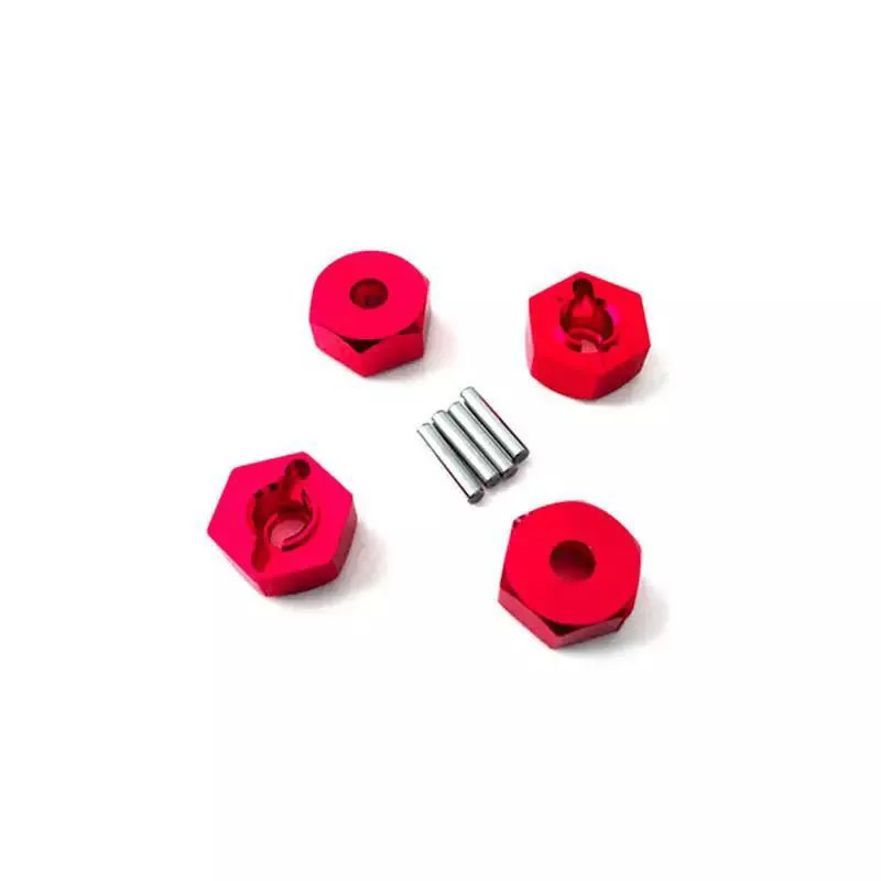 HSP 4pcs 102042 122042 Wheel Hex Nut 12MM Drive Hubs With Pins 02100 1/10 Upgrade Parts For 94122 94123 94111 94108 94177 RC Car | Игрушки и