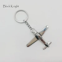 black knight silver colors stainless steel plane key chains creative women men key charms key rings plane box blkn0712 kc