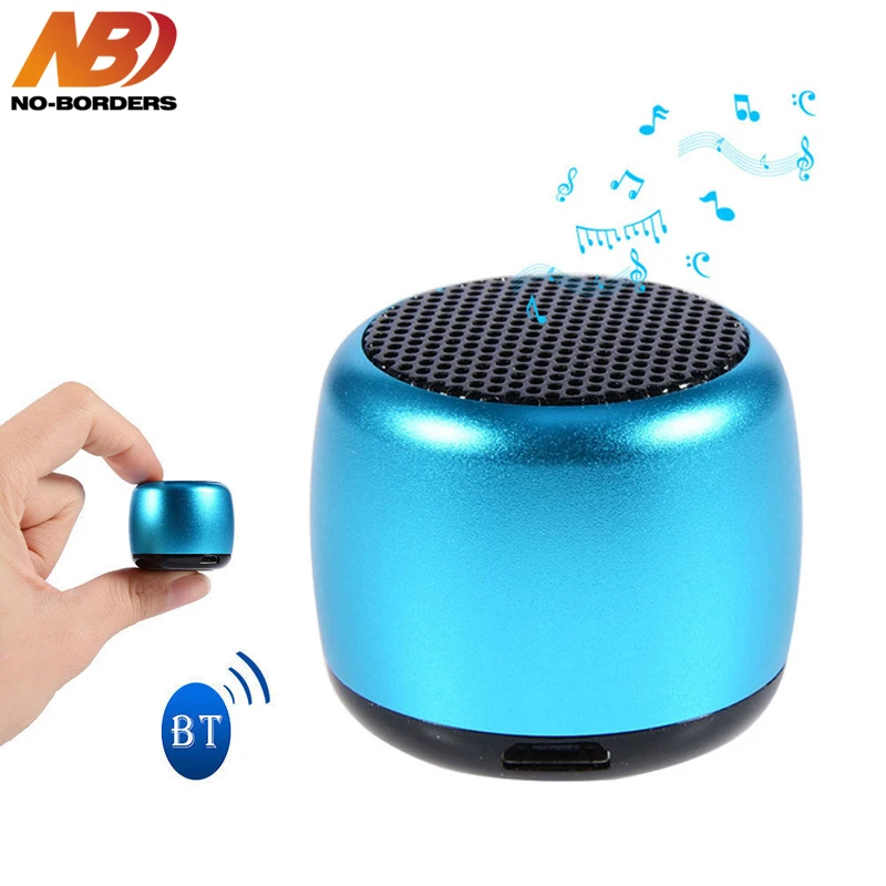 Портативный мини сабвуфер Bluetooth NO Border BM2 металлическая Беспроводная