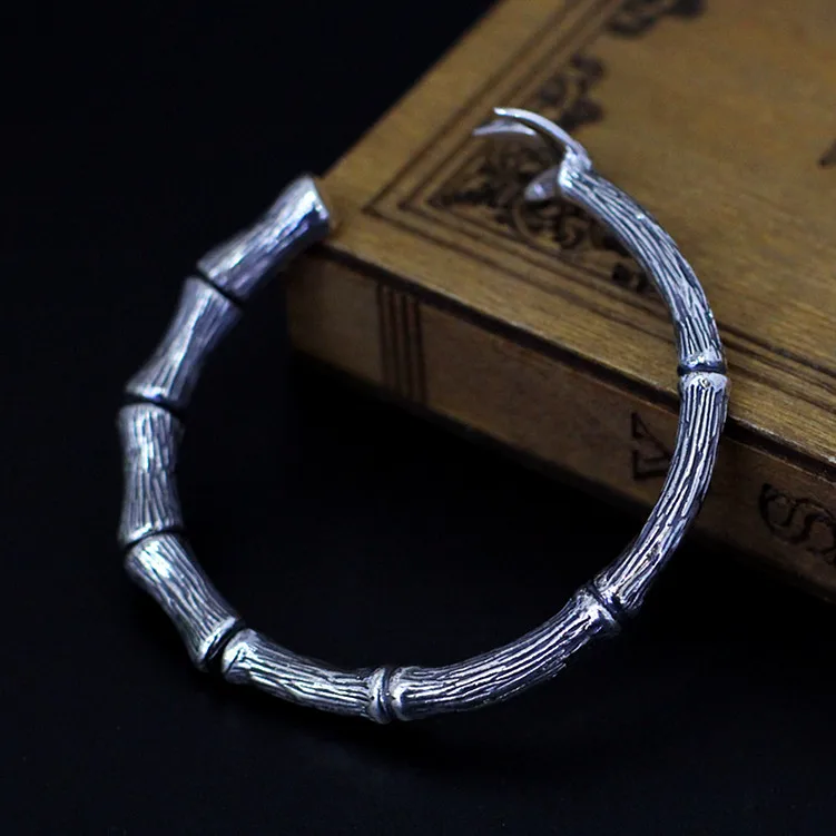 2018 Rushed Real Armbanden Voor Vrouwen Items S925 чистое украшение Ms Thai ручной работы бамбуковый