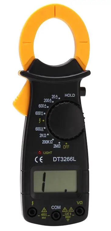 Новый зажим DT3266L цифровой клещи мультиметр тестер напряжения тока