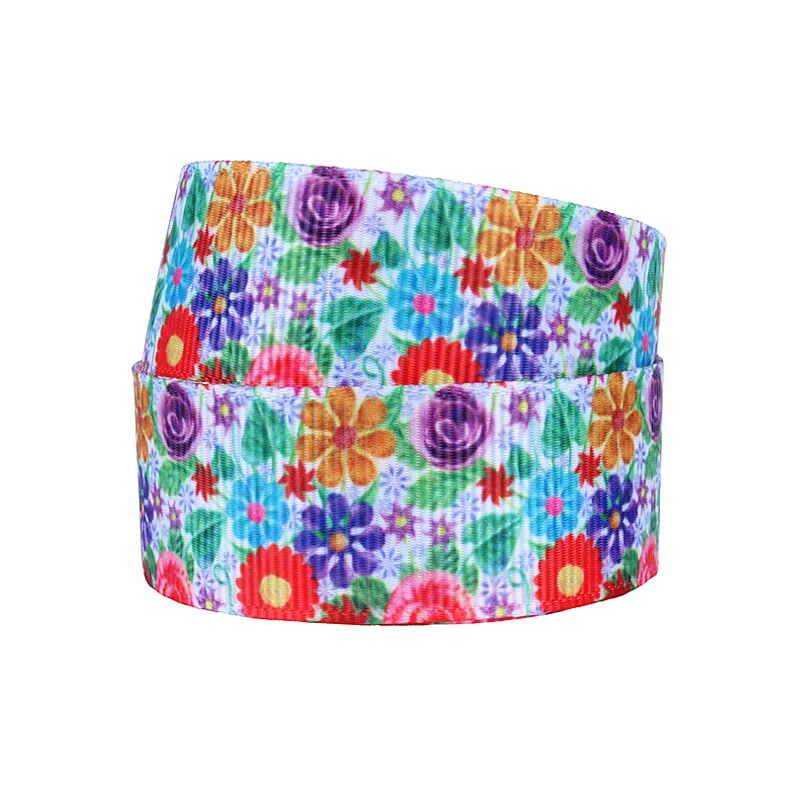 

FLRA Ribbon 7/8 Inch Grosgrain Ribbon by the Yard for Hairbows, Scrapbooking