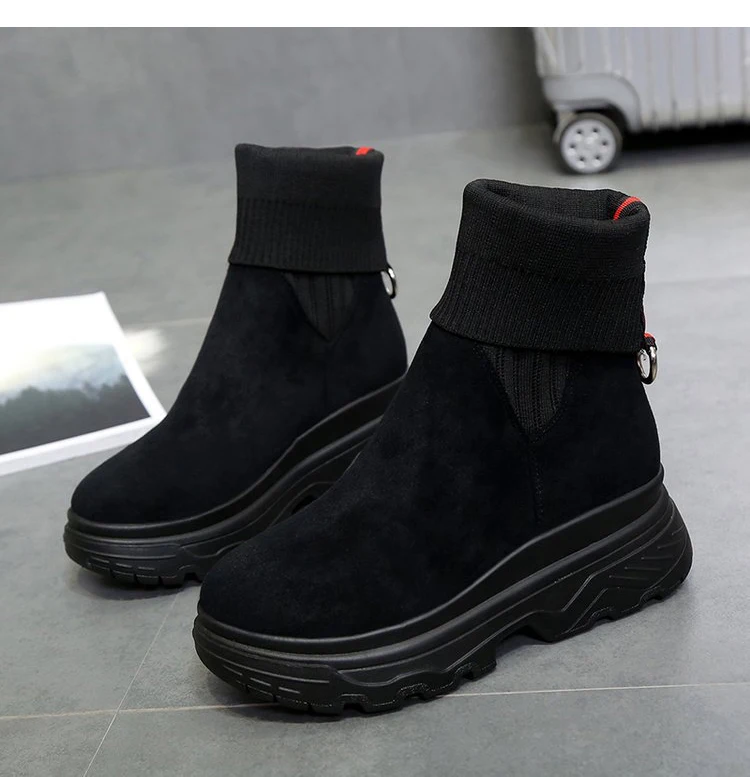 Spring And Autumn Fashion warm snow boots winter new women ankle boots
