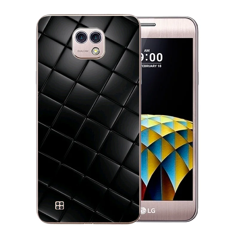 5 2-дюймовый чехол для телефона LG X Cam мягкий цветной из ТПУ с рисунком K580 K580DS