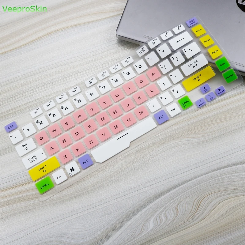candypink Силиконовый чехол для клавиатуры ноутбука ASUS ROG Strix G G531GT G531GW G531G G531GU G531GD G531 15 15,6 дюймов ноутбук - Цвет: candypink