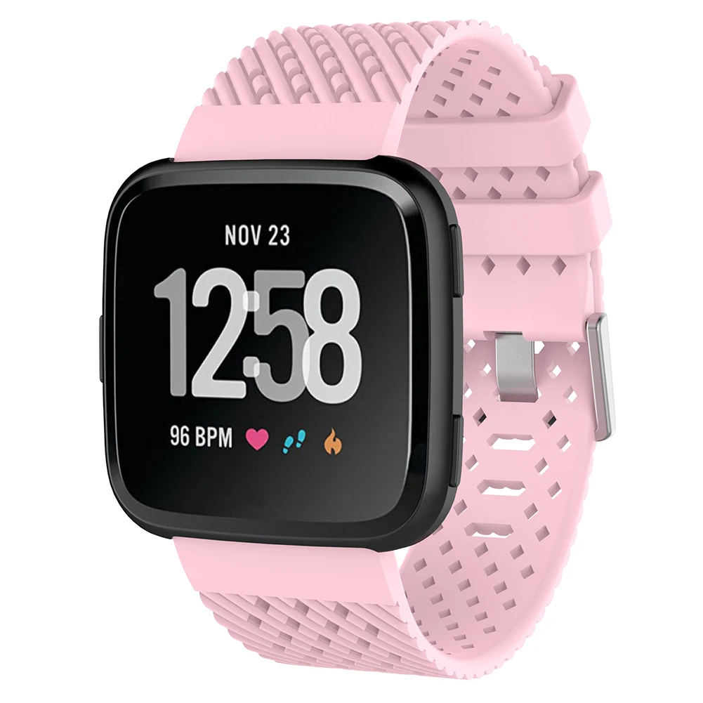 Спортивный ТПУ удобный сменный ремешок на запястье Браслет для Fitbit Versa|Ремешки