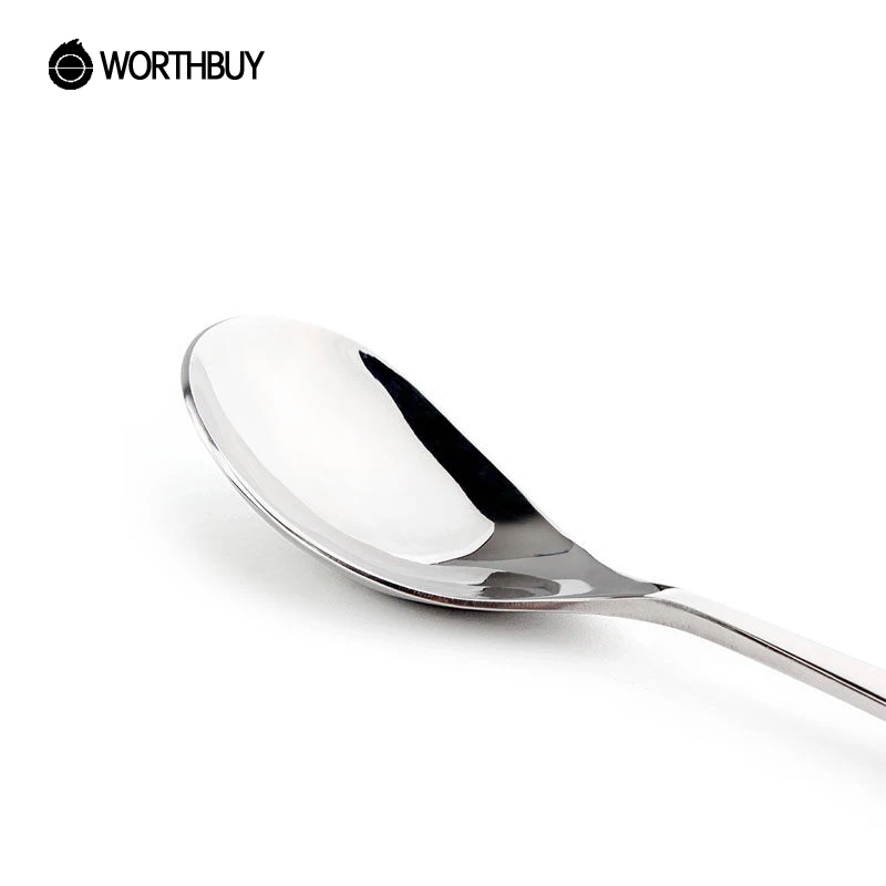 Worthbuy Западной Нержавеющая сталь Посуда набор утолщенной Щепка Столовая посуда