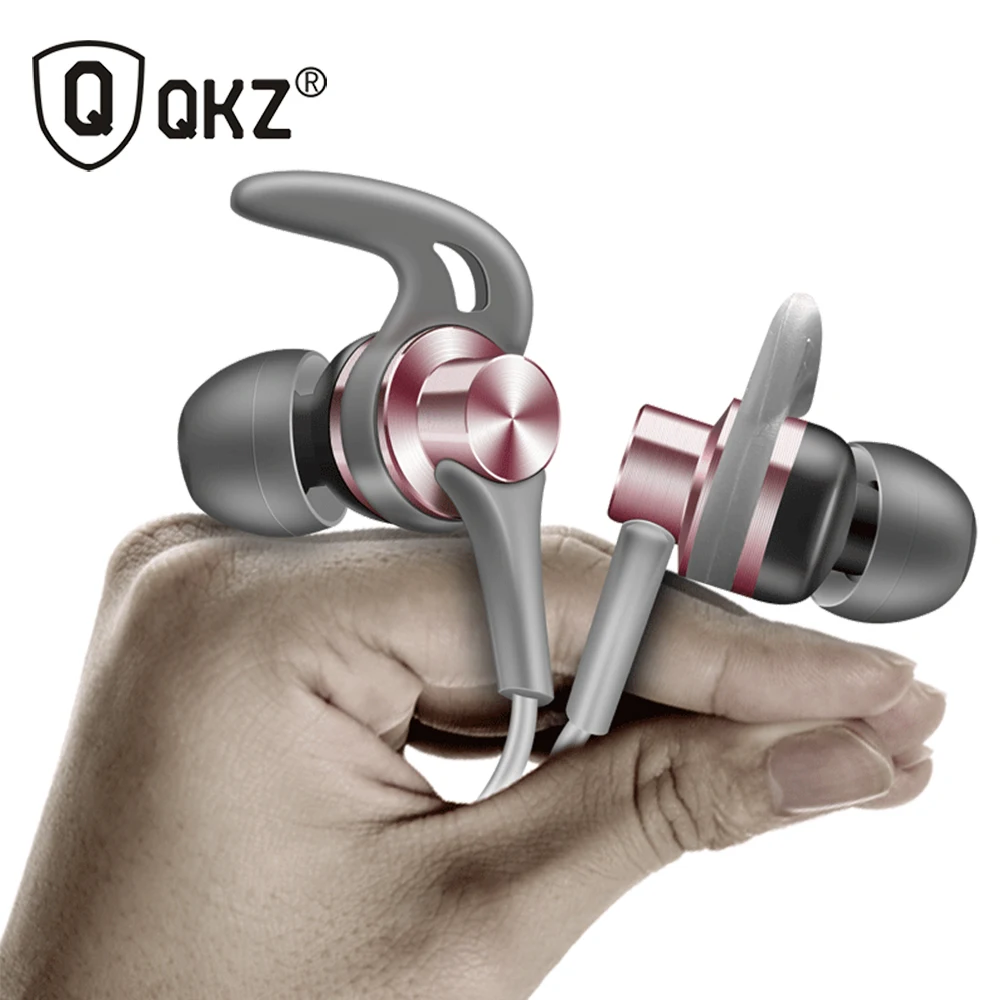 Наушники вкладыши QKZ EQ1 из цинкового сплава Hi Fi наушники гарнитура басы металл DJ 4