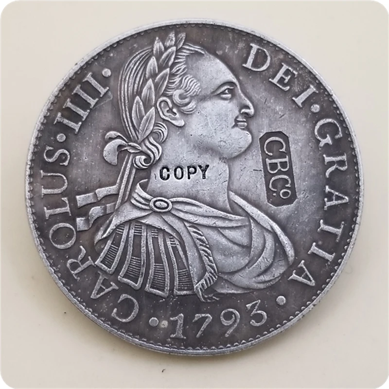 1793 Scotland 5 шиллингов (1/4 LSD) CBCo. Копировальная монета бесплатная