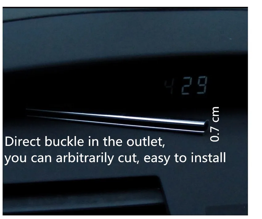 4M Car Air outlet decorative line Accessories for Renault 2 button Clio Scenic Megane Duster Sandero Captur Twingo Modus | Автомобили и