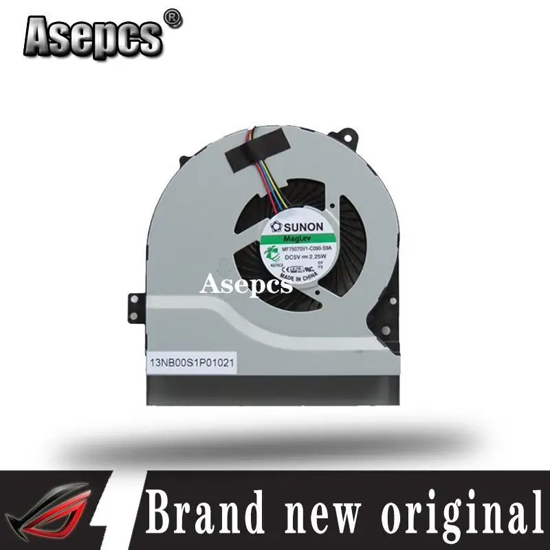 Новый оригинальный кулер для процессора For Asus Y481C Y481L X452E X450EP X450EA Y481E X450W X450WA X450WE A450L