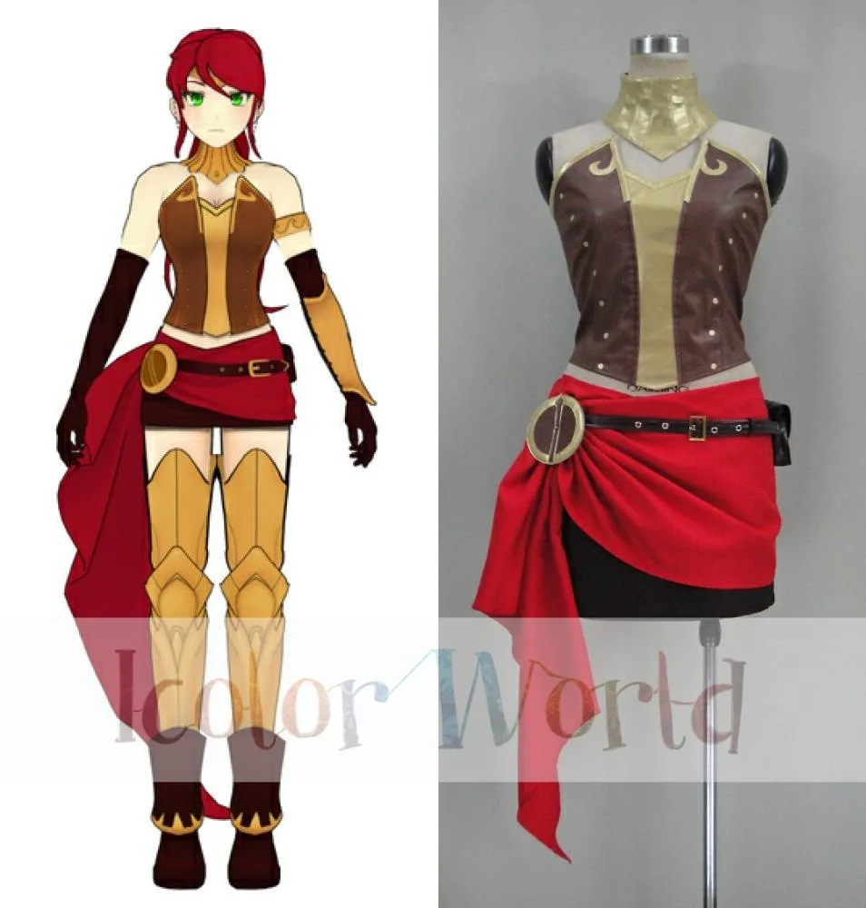 Костюм для косплея RWBY Pyrrha Nikos | Тематическая одежда и униформа