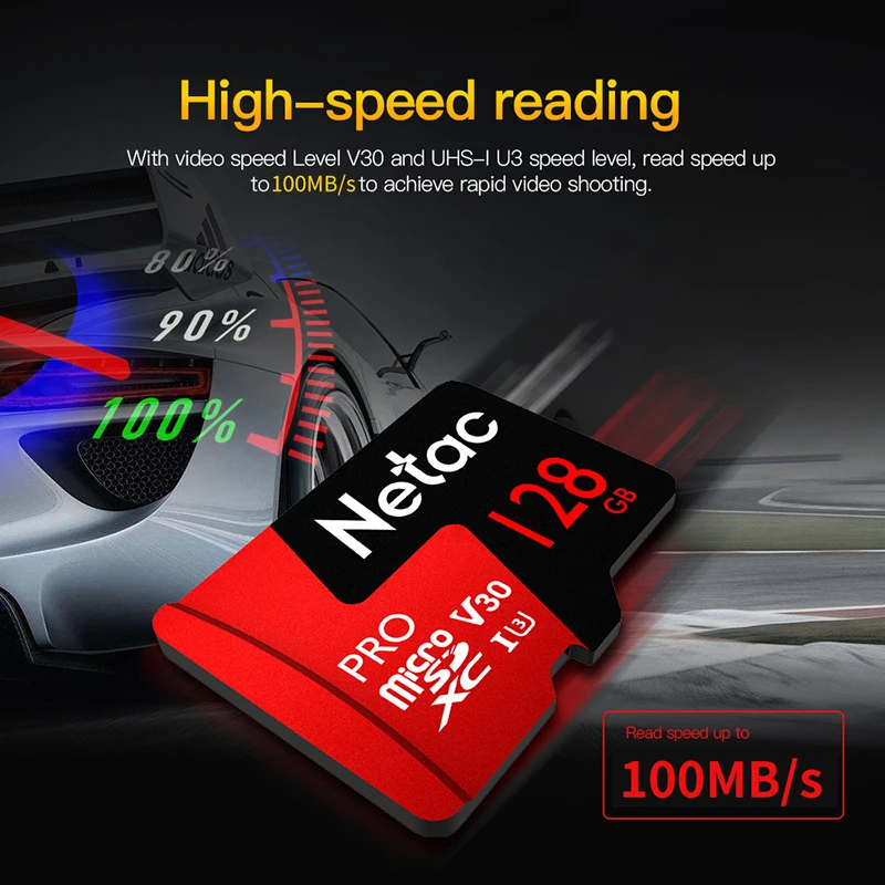 Netac p500 Micro SD Card 128 gb tablet Class10 memory stick class 10 для смартфонов sd Trans-Flash видеокарта ноутбука