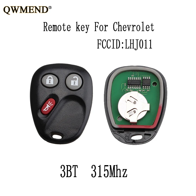 QWMEND 315 МГц дистанционный брелок без ключа для Hummer H2 Chevrolet Avalanche Cadillac Escalade 2003 2006 LHJ011