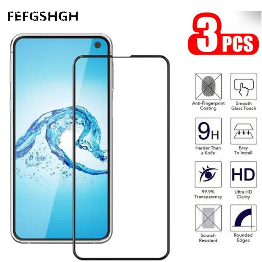 Закаленное стекло с полным покрытием для Samsung Galaxy S10 e / S 10e защитная пленка S10e