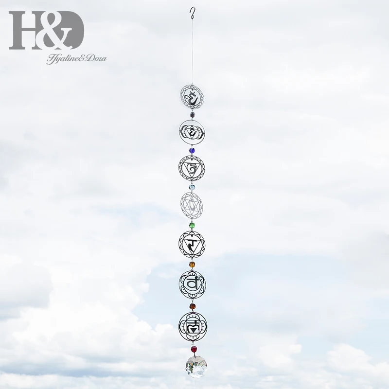 H& D люстра, хрустальный шар, призма, радужная чакра, Висячие солнцезащитные очки, окно, Подсолнух, Висячие кристаллы, орнамент