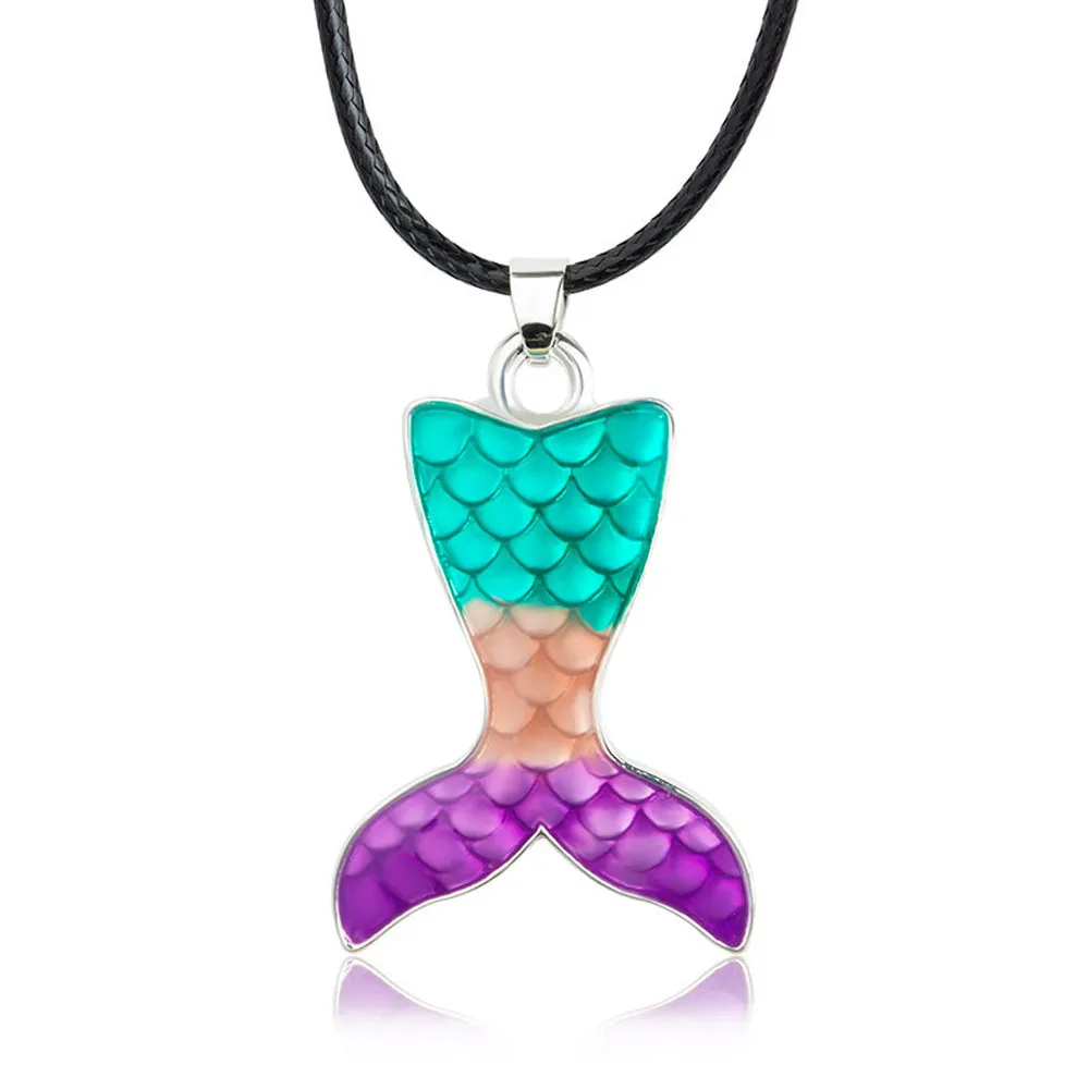 Женское ожерелье с подвеской стильное китовым хвостом в богемном стиле женское