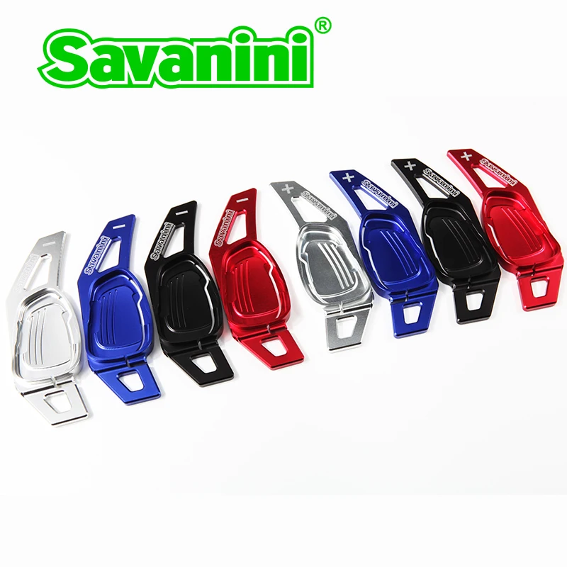 Savanini 2 шт. Алюминиевый Рычаг переключения передач рулевого колеса удлинитель для