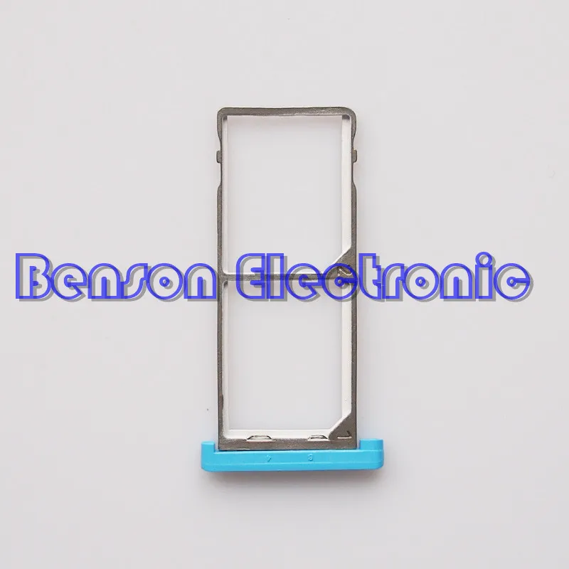 Синий BaanSam слот для sim-карты держатель для MEIZU M1 NOTE 5,5 дюймов запасные части - Цвет: Синий