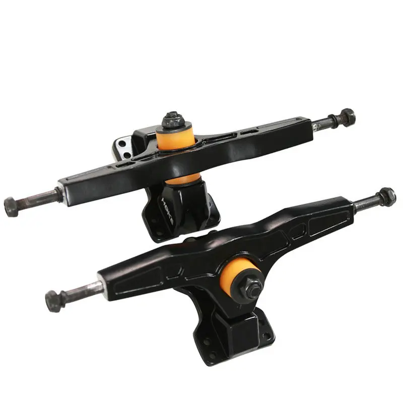 Free Shipping 1pair New Skateboard Truck Black White Pink Long Board 7inch Bridge 180mm Trucks Aluminium | Спорт и развлечения