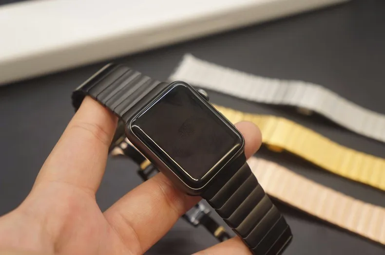 Браслет Link для Apple Watch браслет из нержавеющей стали с 1:1 оригинальная бабочка